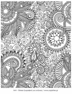 colouring για ζωγραφική αντι στρες