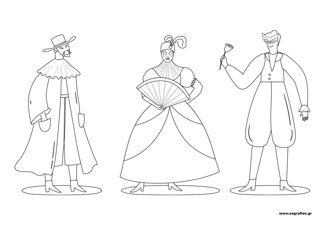 Βενετσιάνικες στολές - Καρναβάλι / Ζωγραφική