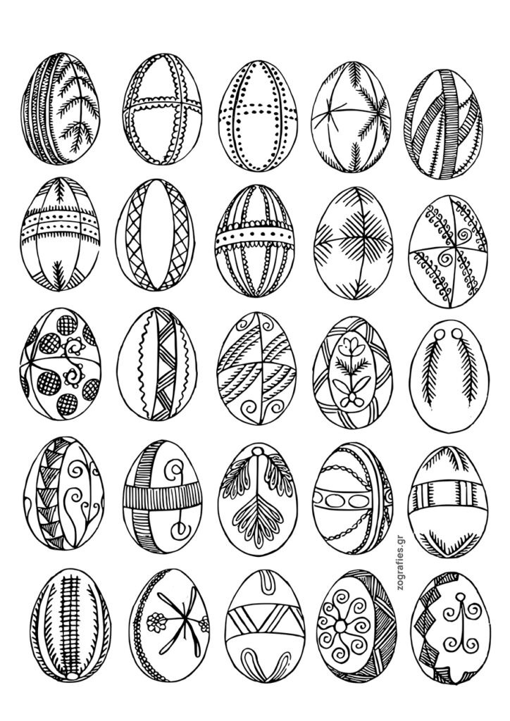 αβγά πάσχα ζωγραφική