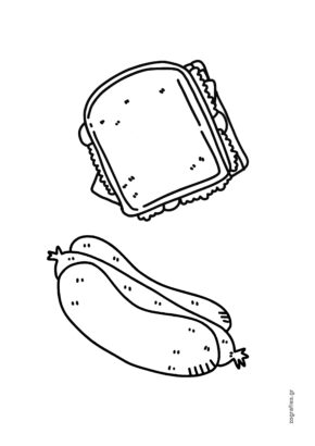 σάντουιτς - ζωγραφική