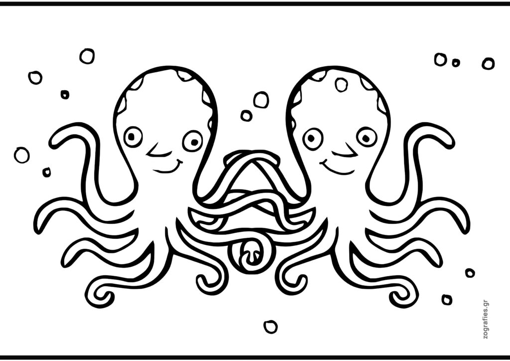 χταπόδι ζωγραφική