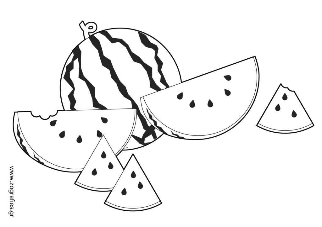 καρπούζι ζωγραφιά