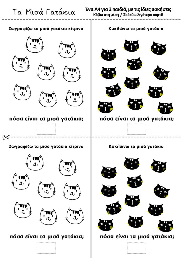 κεφάλια από γατάκια